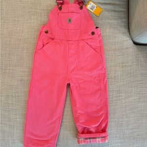 Carhartt Kids Pink Overalls